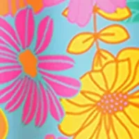 Girls 4-6x One Piece Darling Daisy Rashguard