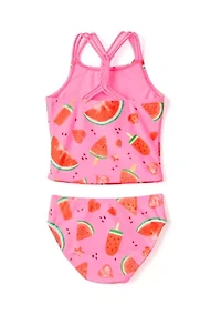 Girls 4-6x 2-Piece Melon Stars Swimsuit