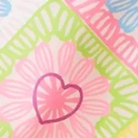 Girls 7-16 Crochet Craze Printed One Piece Swimsuit