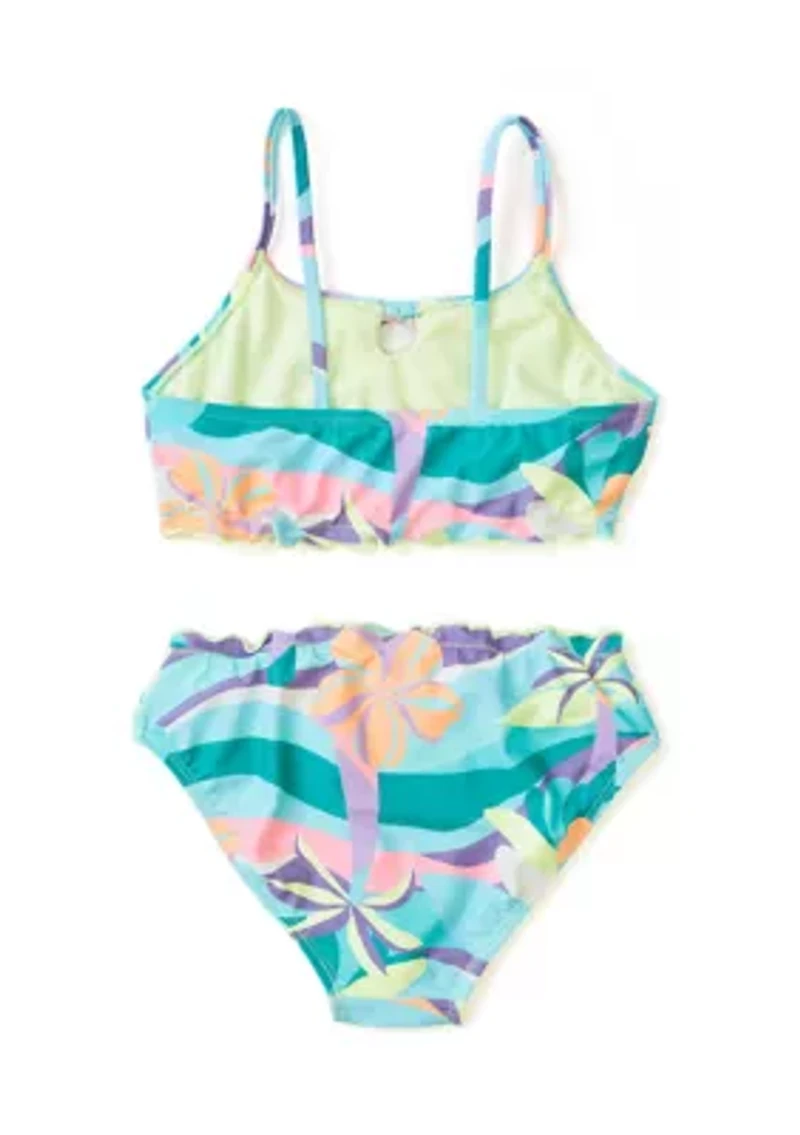 Girls 7-16 Two Piece Swimsuit