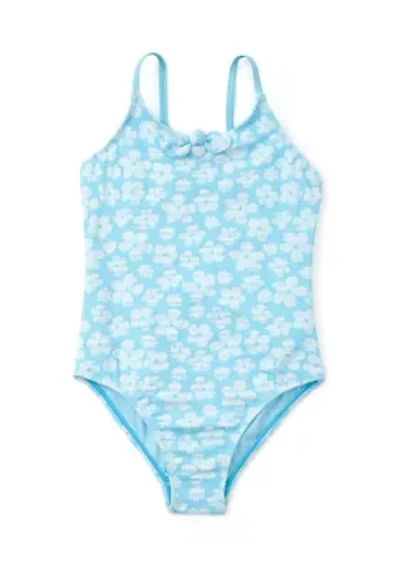 Girls 7-16 Sea Lilly Keyhole Cutout One Piece Swimsuit