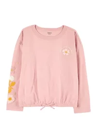 Girls 7-16 Long Sleeve Knit T-Shirt