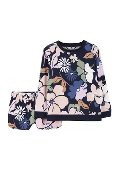 Girls 4-6x Printed Pajama Set