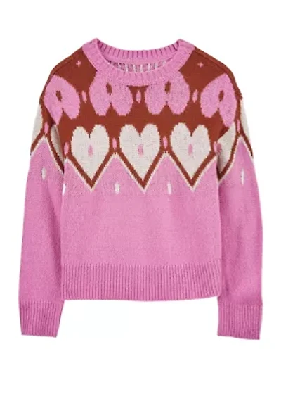 Girls 4-6x Fair Isle Sweater