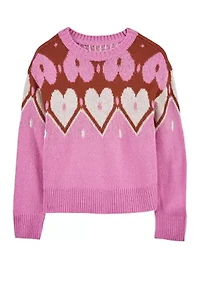 Girls 4-6x Fair Isle Sweater