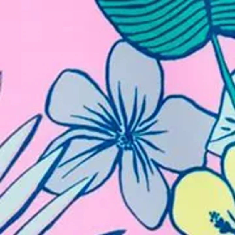 Girls 4-6x Tropical Iguana Rashguard Swim Set