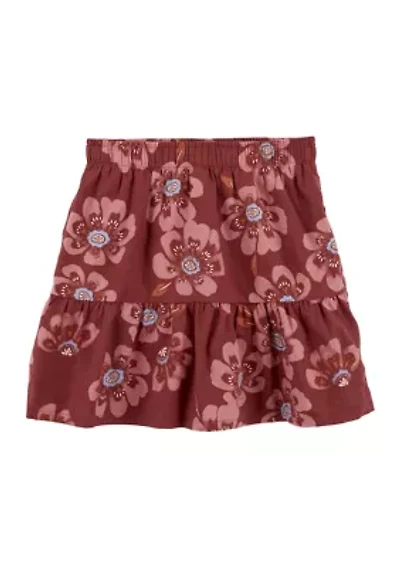 Girls 4-6x Floral Skort