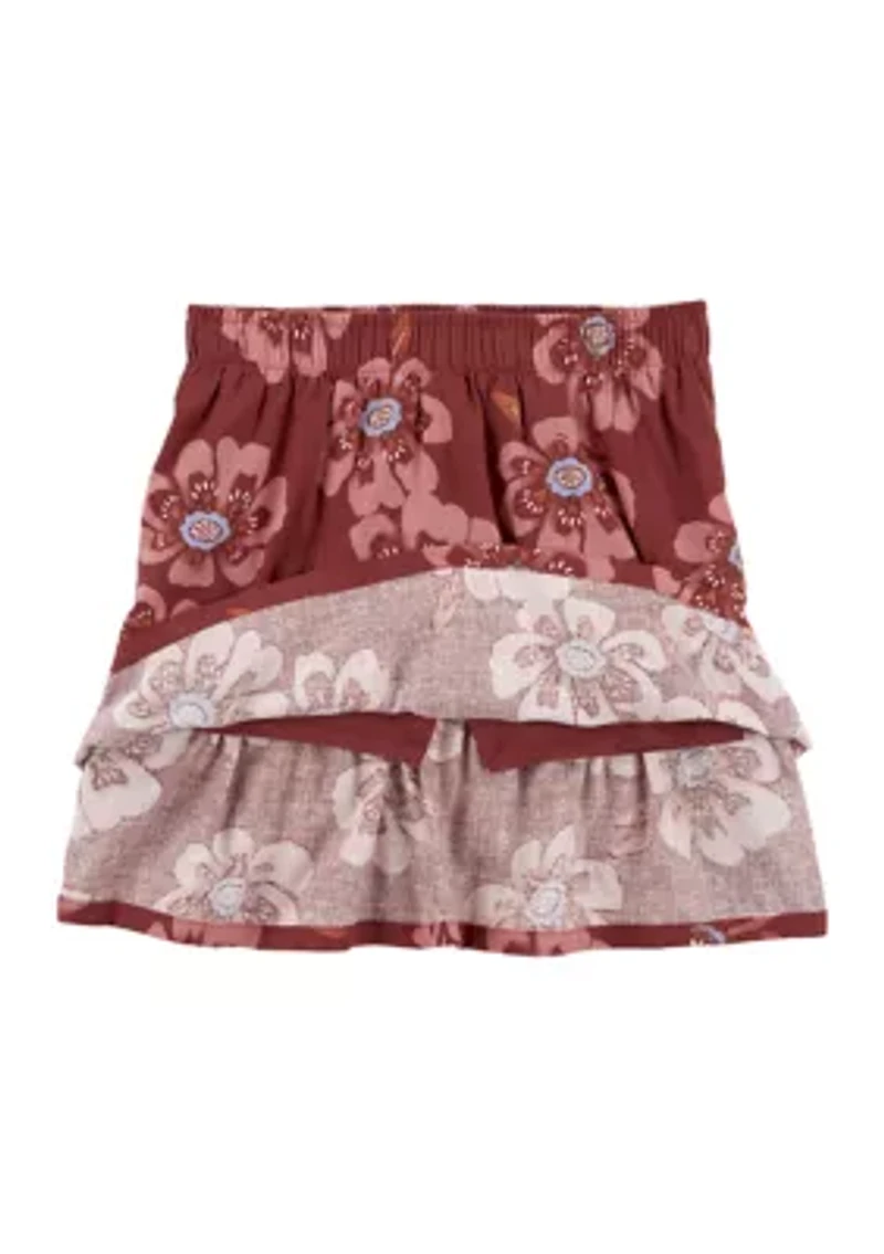 Girls 4-6x Floral Skort