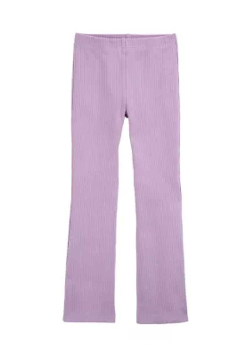 Girls 4-6x Ribbed Knit Leggings