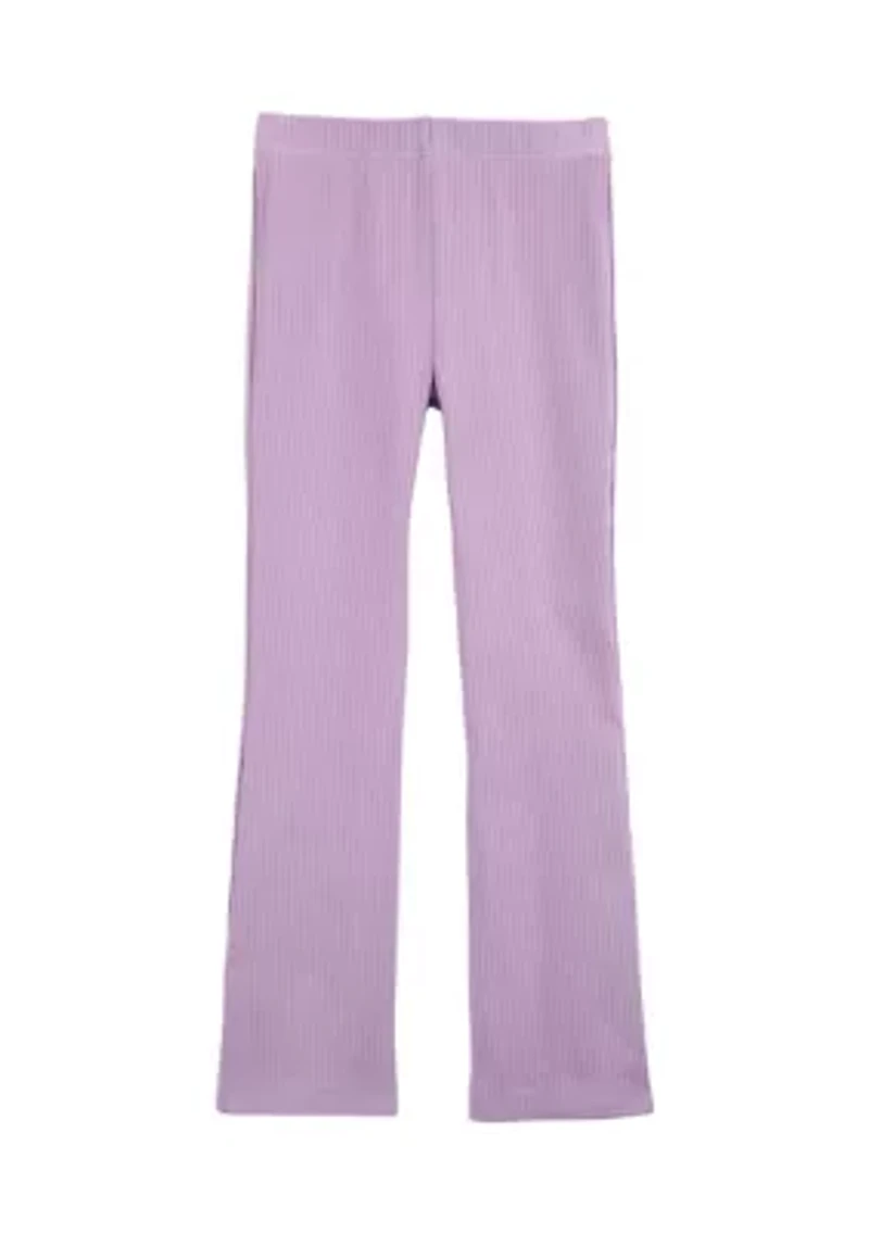 Girls 4-6x Ribbed Knit Leggings