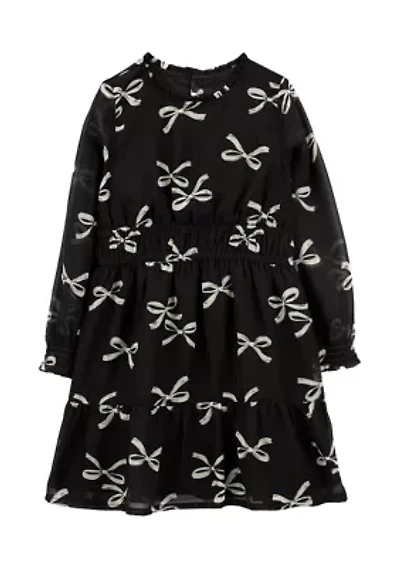 Girls 4-6x Printed Woven Dress