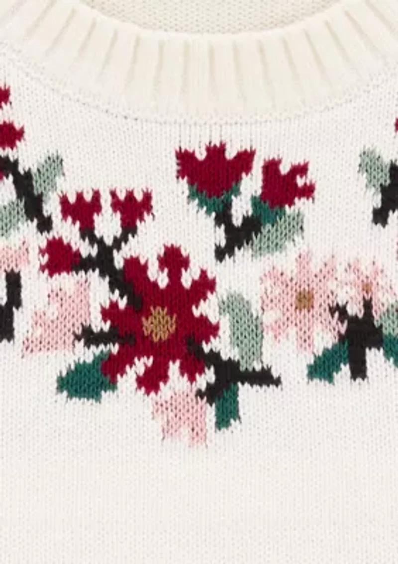 Girls 4-6x Embroidered Sweater