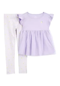 Girls 4-6x 2-Piece Legging Set