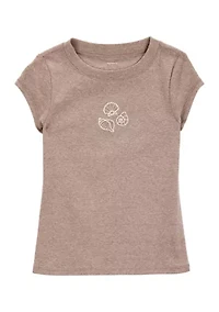 Girls 5-14 Seashell Babydoll Top
