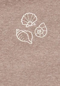 Girls 5-14 Seashell Babydoll Top