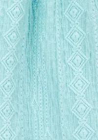 Girls 4-14 Smocked Textured Shorts