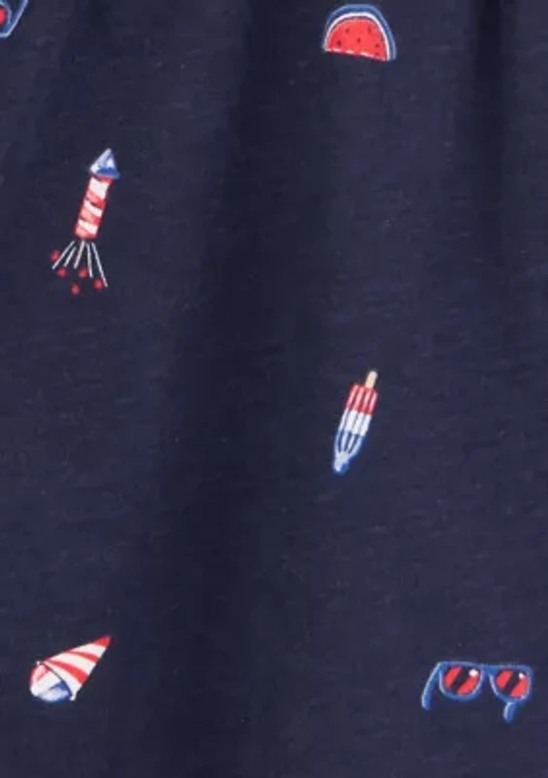 Girls 4-14 Sleeveless Cinched Romper