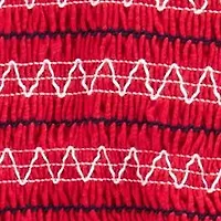 Girls 7-16 Sleeveless Smocked Yoke Dress