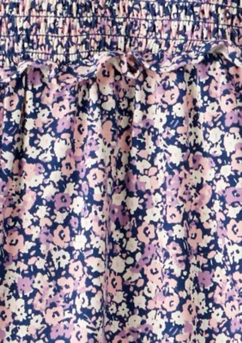 Girls 4-6x Printed Knit Jumpsuit