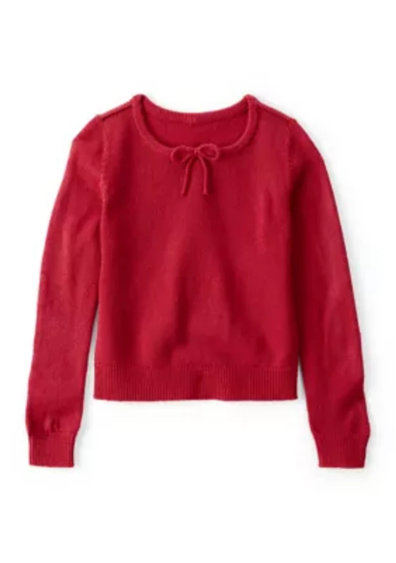 Girls 4-6x Cable Knit Sweater