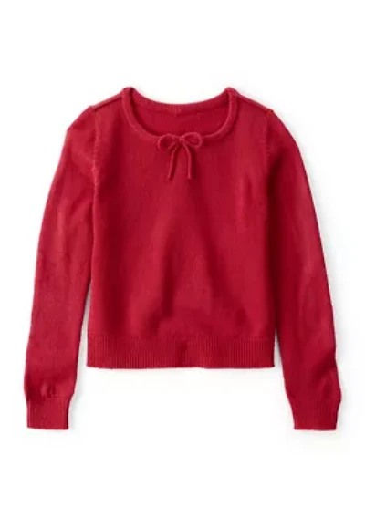 Girls 4-6x Cable Knit Sweater