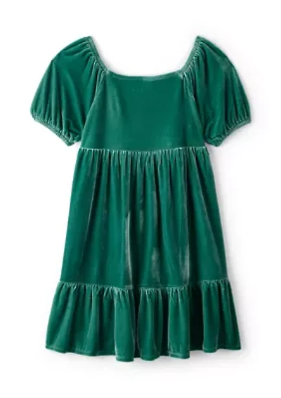 Girls 4-6x Ruffle Corduroy Dress