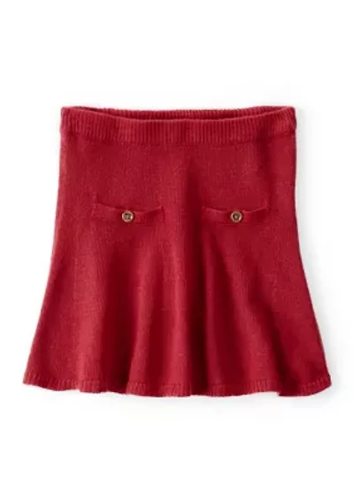 Girls 4-6x Sweater Knit Skirt