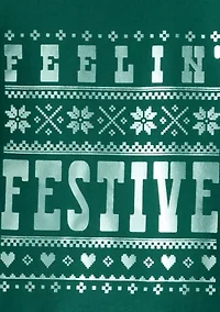 Girls 4-6x Festive Holiday Graphic Sweater