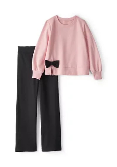 Girls 4-6x Two Piece Bow Set