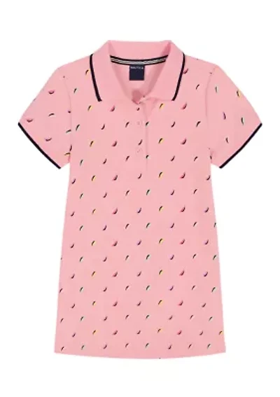 Girls 4-6 Striped Polo Dress