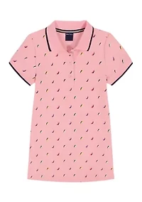 Girls 4-6 Striped Polo Dress