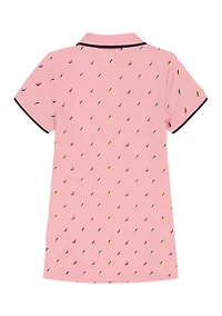 Girls 4-6 Striped Polo Dress