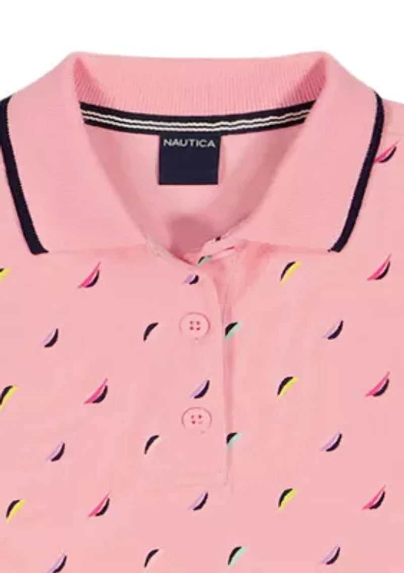 Girls 4-6 Striped Polo Dress