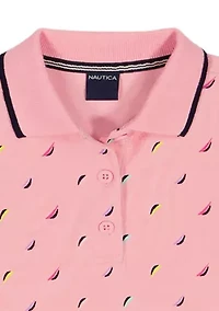 Girls 4-6 Striped Polo Dress