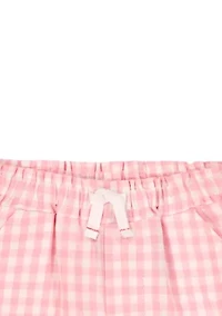 Girls 4-6 Crab T-Shirt and Gingham Shorts Set