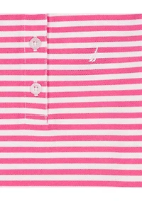 Girls 4-6x Striped Shirt and Flounce Skort Set