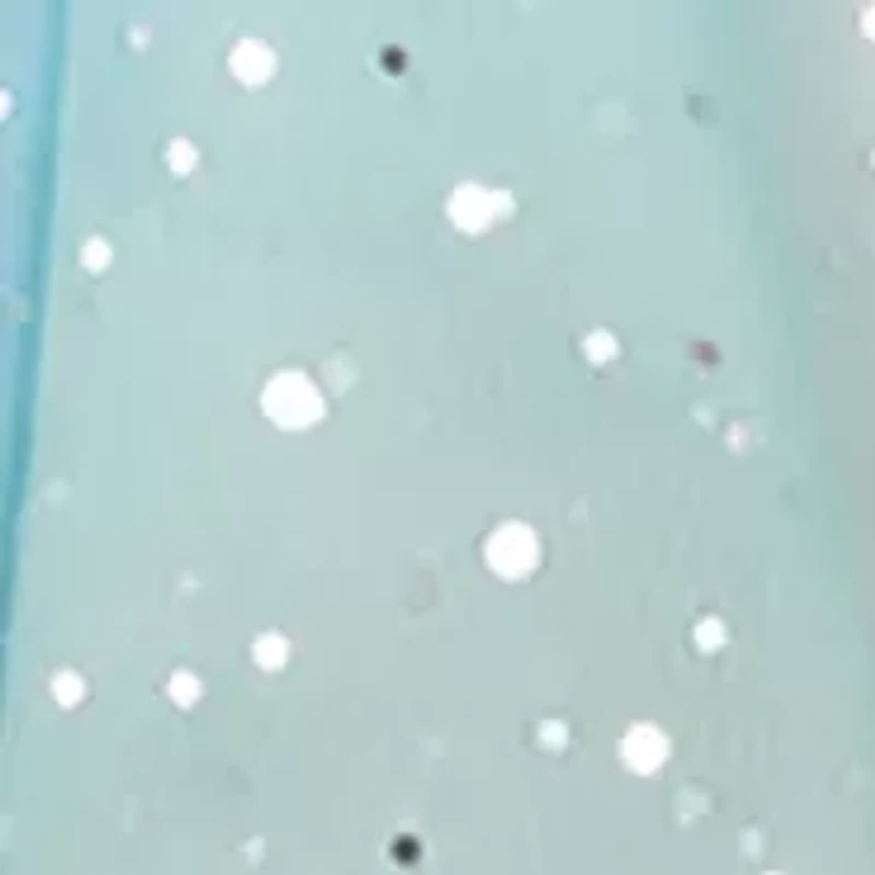 Girls 4-6x Sleeveless Denim Vest with Rainbow Dress