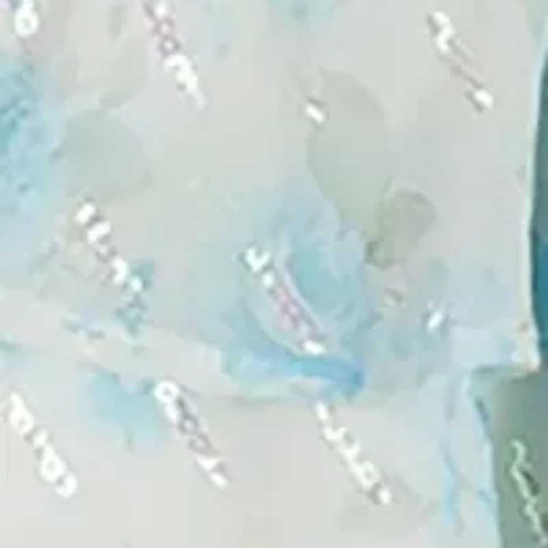 Girls 4-6x Floral Printed Sequin Chiffon Smocked Dress