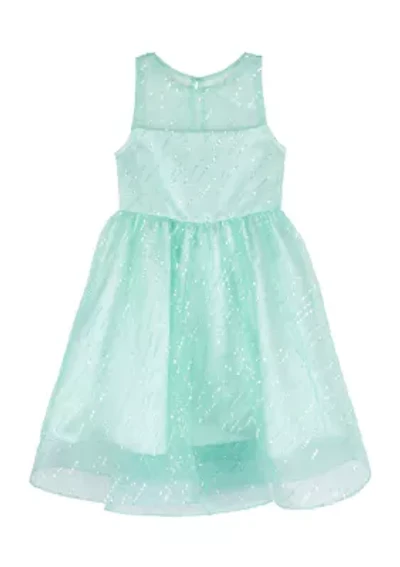 Girls 4-6x Illusion Party Dress
