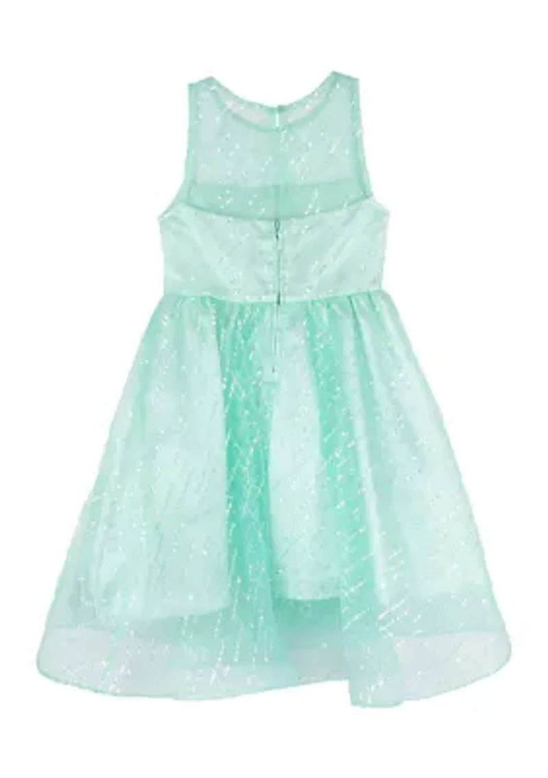 Girls 4-6x Illusion Party Dress