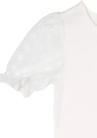 Girls 4-6x Butterfly Printed Knit Jeans Set