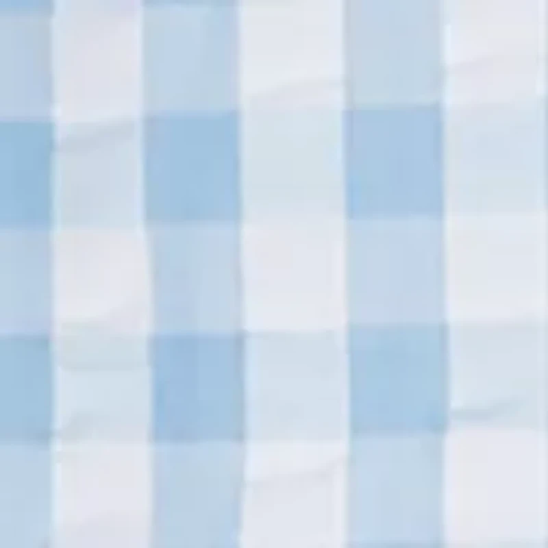 Girls 4-6x Blue Gingham Eyelet Trim Dress