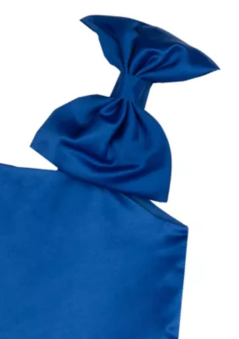 Girls 4-6x Bow Shoulder Dress
