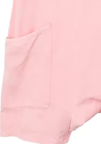 Girls 4-6x Knit Romper and T-Shirt Set