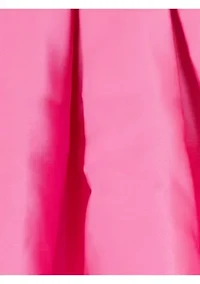 Girls 4-6 Pink Bow Shoulder Mikado Dress