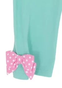 Girls 4-6x Top and Leggings Interlock Set