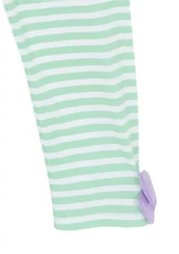 Girls 4-6 Dot Striped Interlocked Set