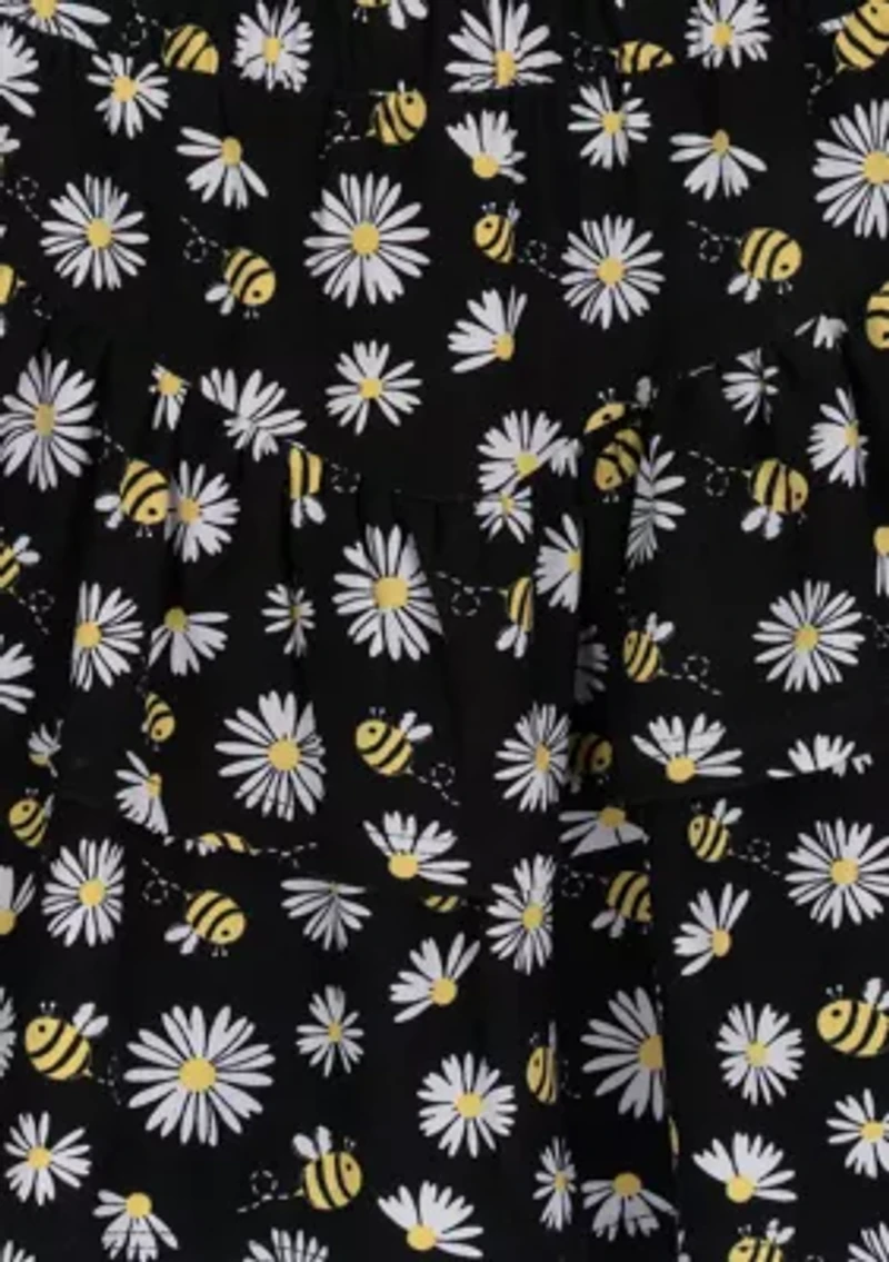 Girls 4-6x Bee Knit Top and Skort