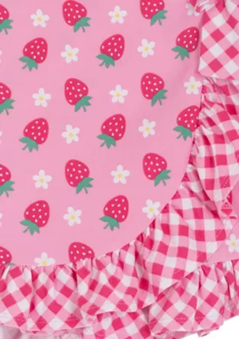 Girls 4-6x Strawberry Knit Top and Skort