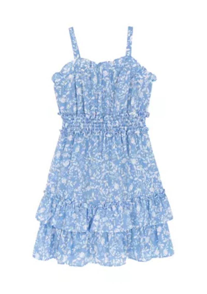 Girls 4-6 Denim Vest Dress